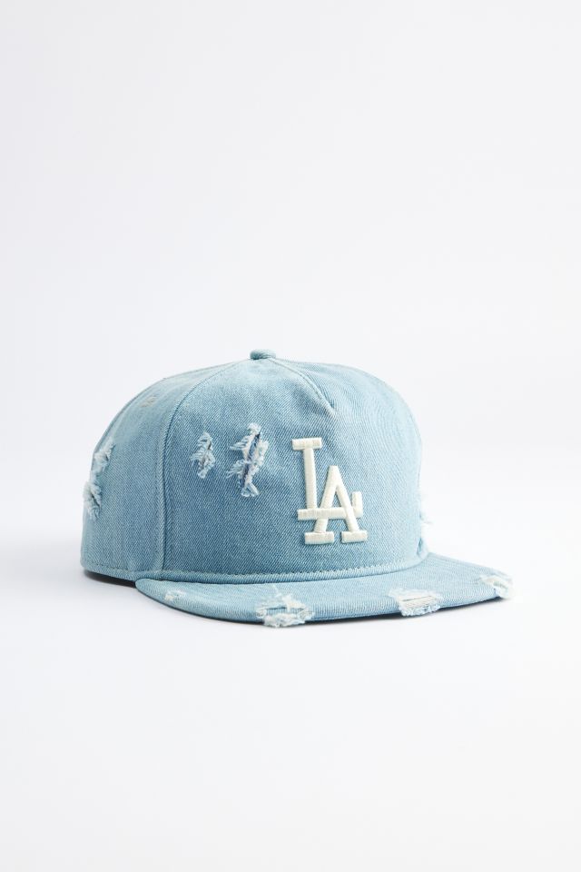 New Era Los Angeles Dodgers Distressed Denim Golf Hat Urban Outfitters