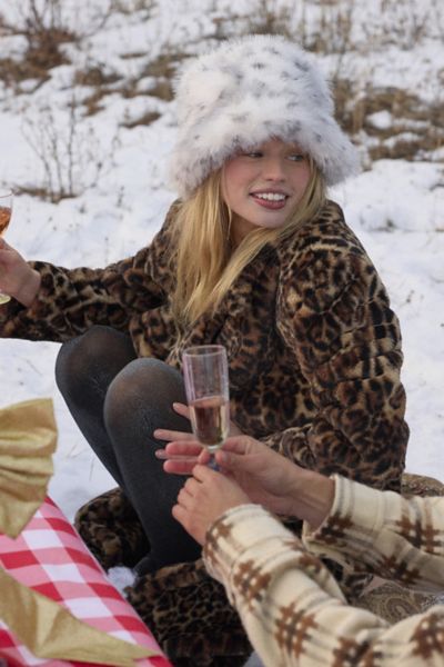 Fluffy Faux Fur Bucket Hat Urban Outfitters Canada