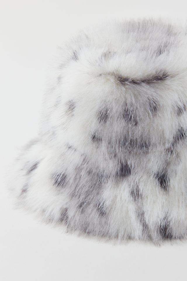 Fluffy Faux Fur Bucket Hat #2