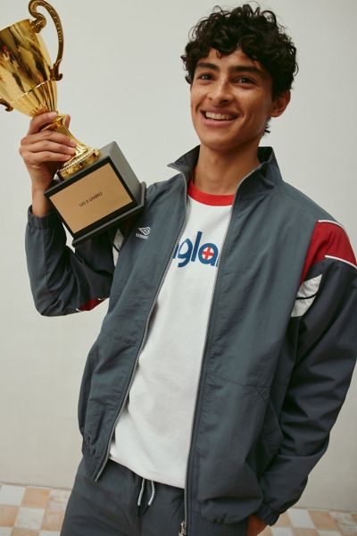 Umbro UO Exclusive Relaxed Fit Track Jacket | Urban Outfitters Umbro UO Exclusive Relaxed Fit Track Jacket | Urban Outfitters