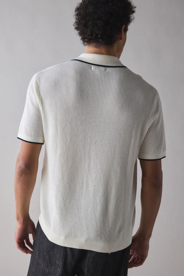 GUESS JEANS Short Sleeve Polo Cardigan #1