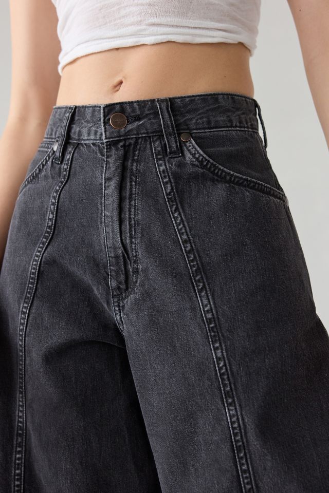 Wrangler Cowboy High-Rise Seamed Barrel Jean #3