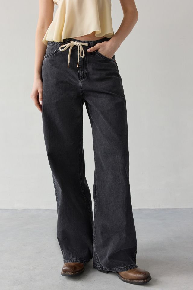 Wrangler Tie-Front Loose Jean #1