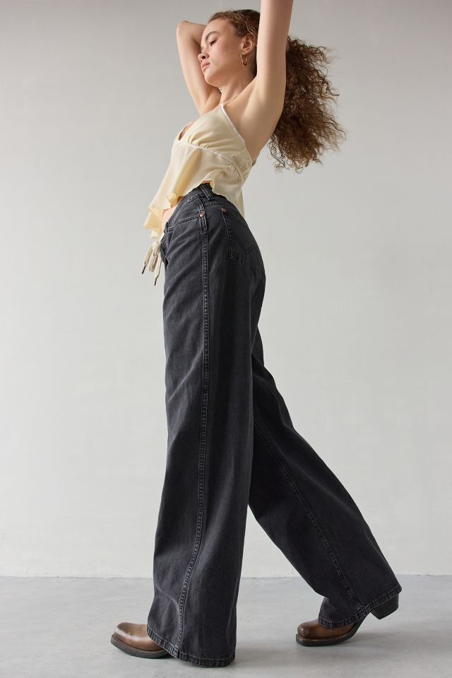 Wrangler Tie-Front Loose Jean #3