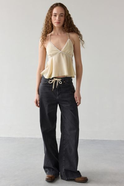 Wrangler Tie-Front Loose Jean