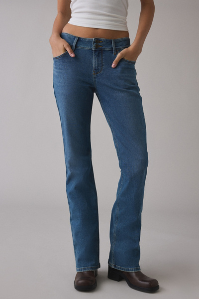 Wrangler Low-Rise Bootcut Jean in Light Blue, Women's at Urban Outfitters