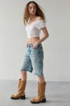 Wrangler High-Rise Relaxed Denim Jort