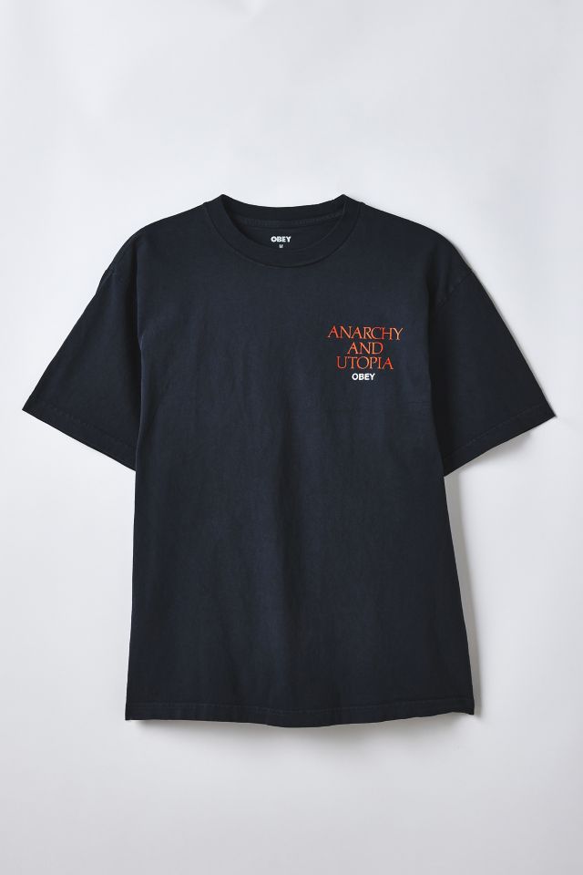 OBEY Anarchy & Utopia Graphic Tee #1
