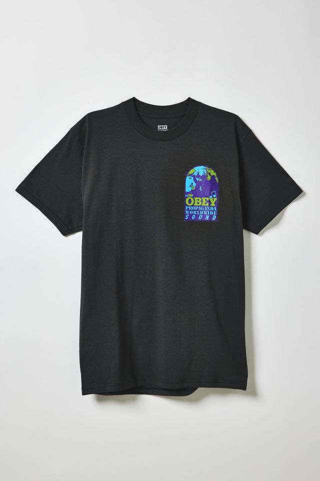 OBEY Worldwide Sound Graphic Tee #1