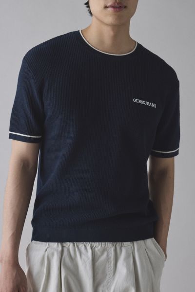 Vintage Y2K Grey & Light Blue Striped Sweater | Urban Outfitters