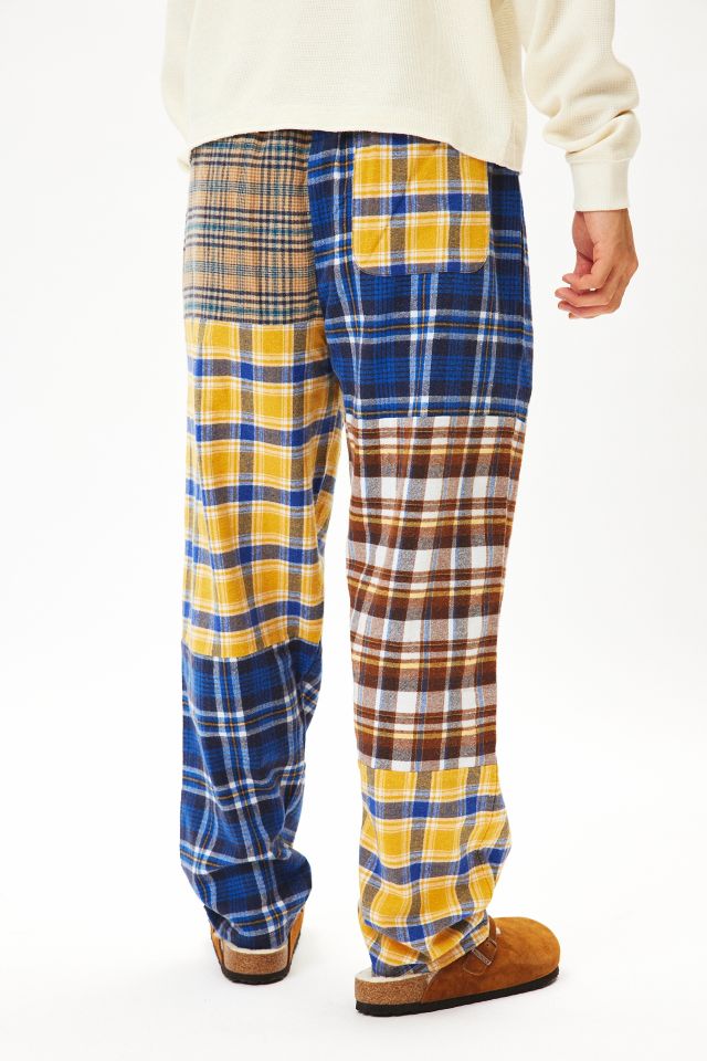 Urban outfitters yellow plaid fashion pants