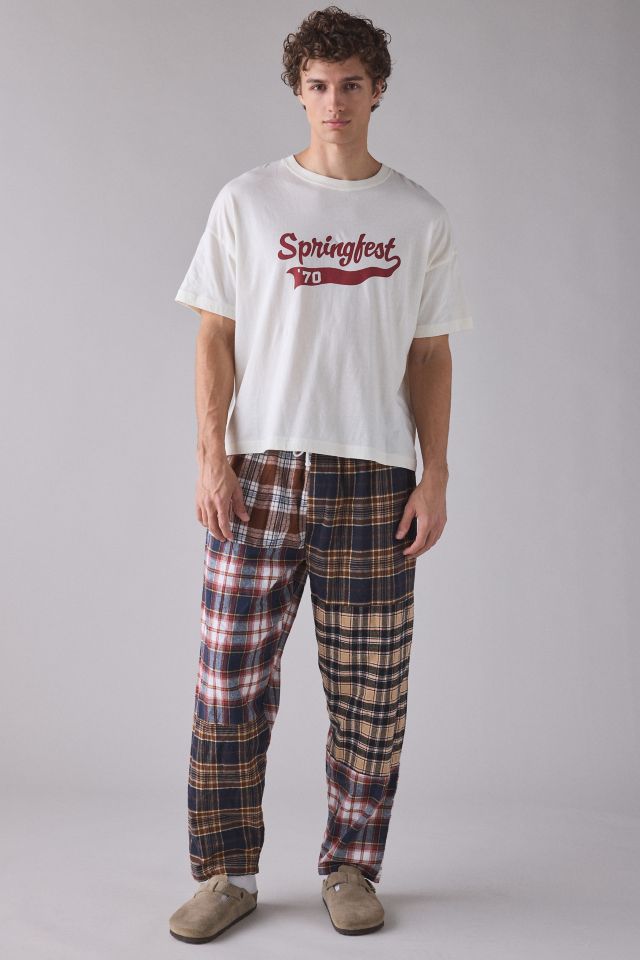 Pantalon de détente à carreaux UO #2