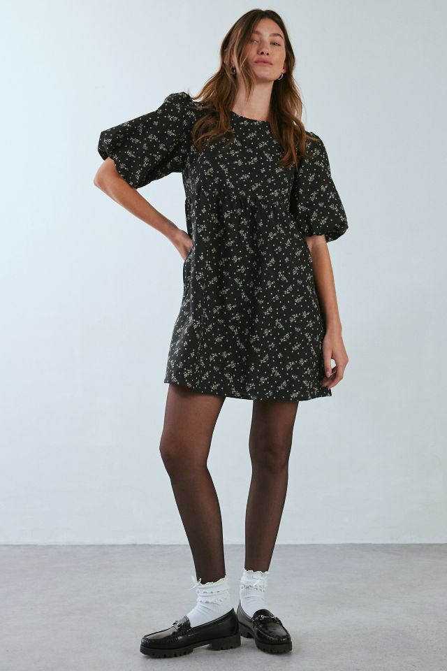 Motel Marate Floral Babydoll Mini Dress #1