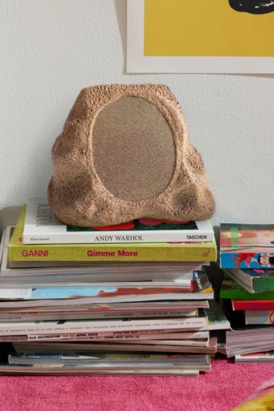 Victrola Bluetooth Outdoor Rock Speaker In Sand At Urban Outfitters