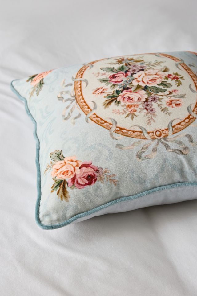 Coussin Décoratif en Velours Floral Antoinette #2