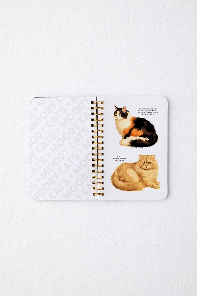 Moody Cats Sticker Book By Brass Monkey & Galison #1