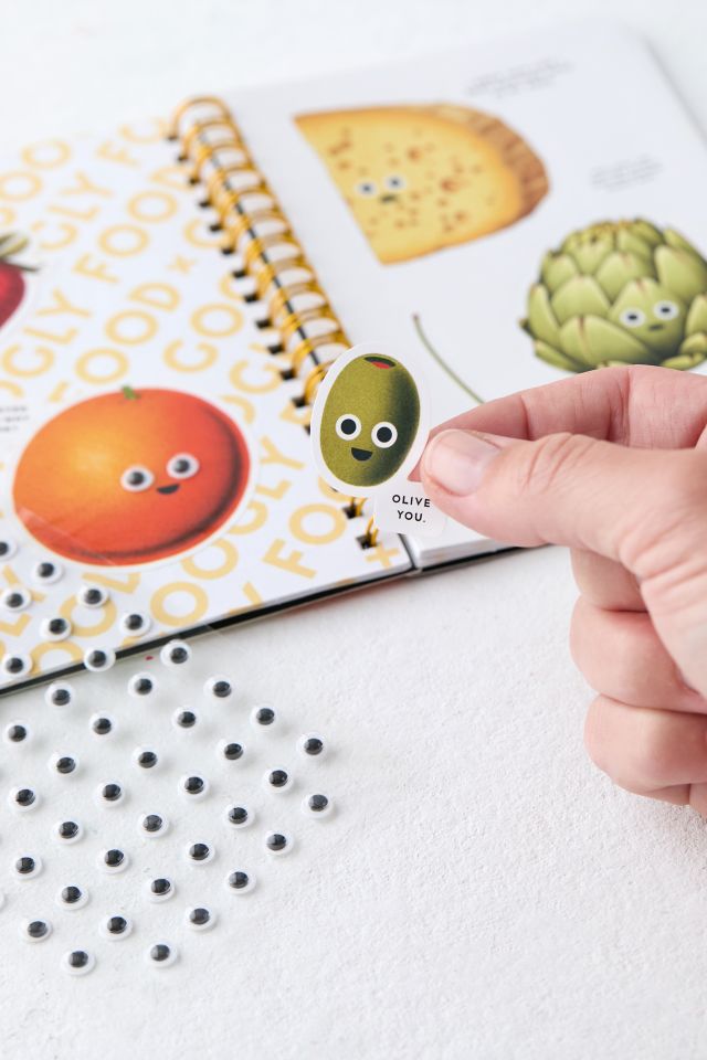 Googly Food Sticker Book By Brass Monkey & Galison #5