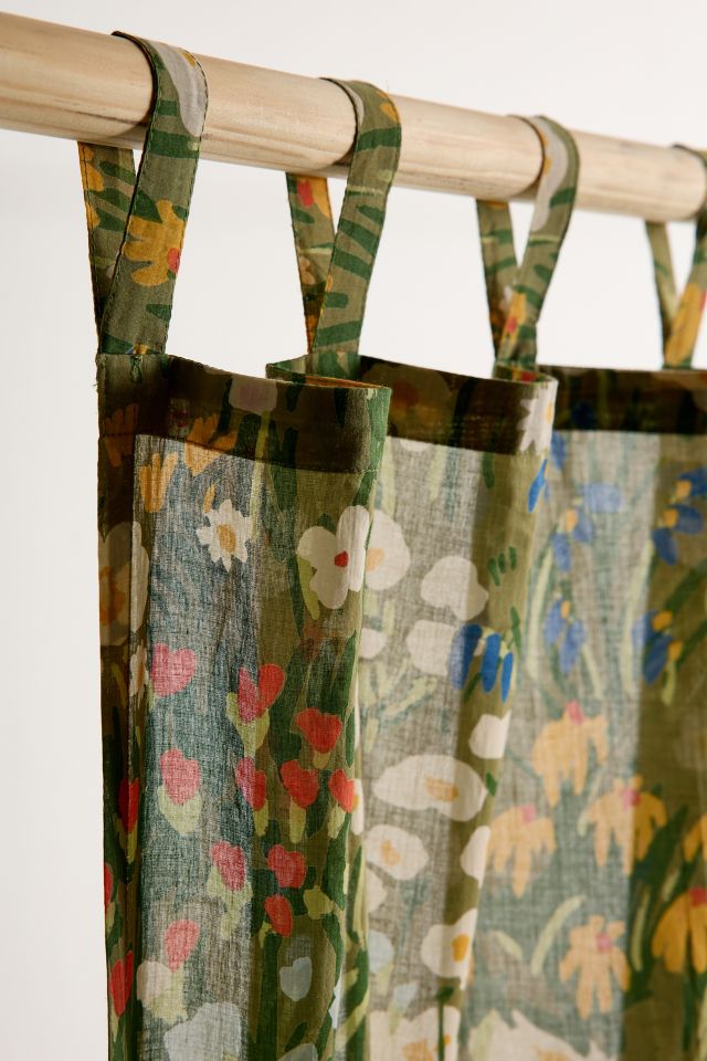Anette Floral Printed Window Panel #3