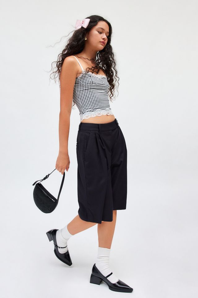 Lioness Top Model Gingham & Lace Cami #1