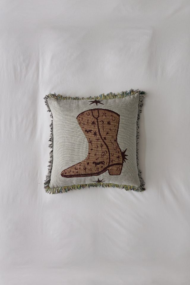 Tuft Luck UO Exclusive Doodle Boot Throw Pillow #1