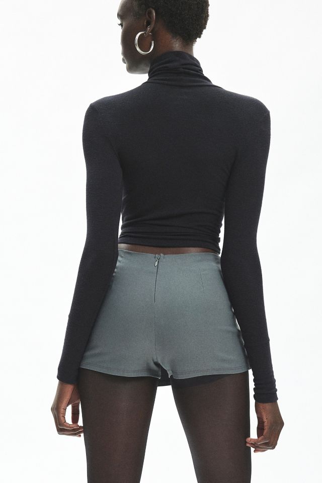 BDG Bengaline Wrap Tie-Front Micro Skort #3