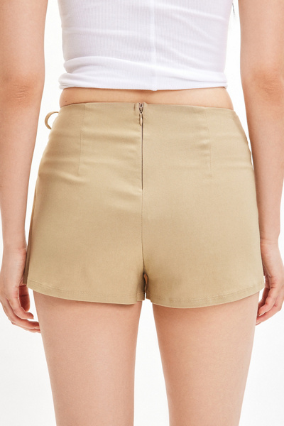 BDG Bengaline Wrap Tie-Front Micro Skort