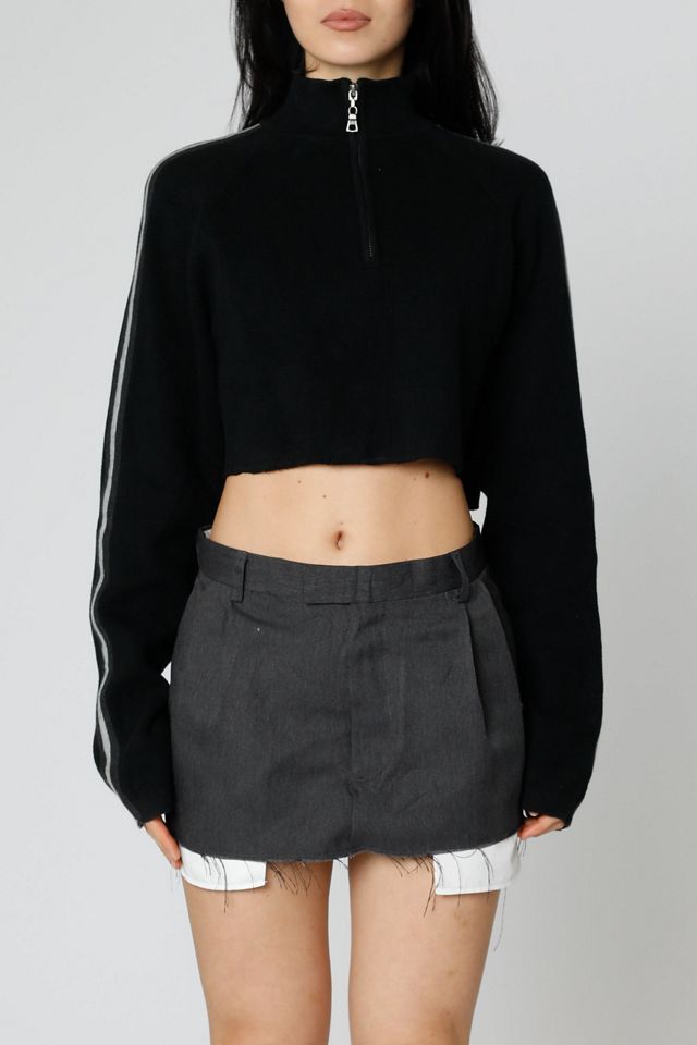 Frankie Collective Rework Crop Knit Sweater 018 | Urban Outfitters