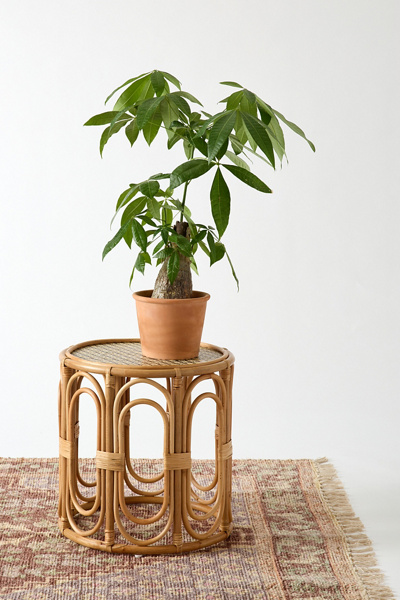 Karoline Round Rattan Side Table | Urban Outfitters