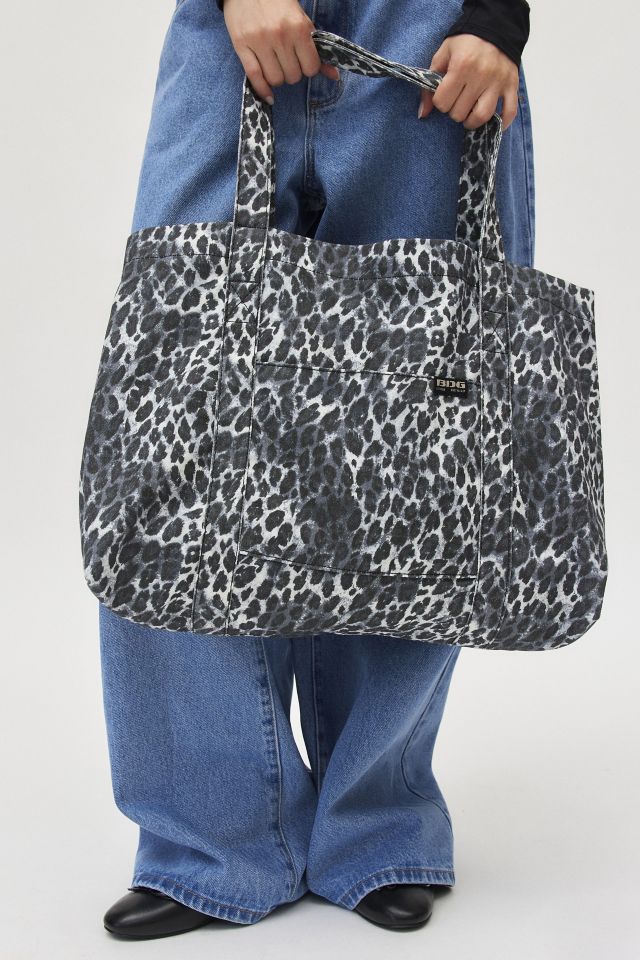 BDG Cheetah Print Large Tote Bag Urban Outfitters