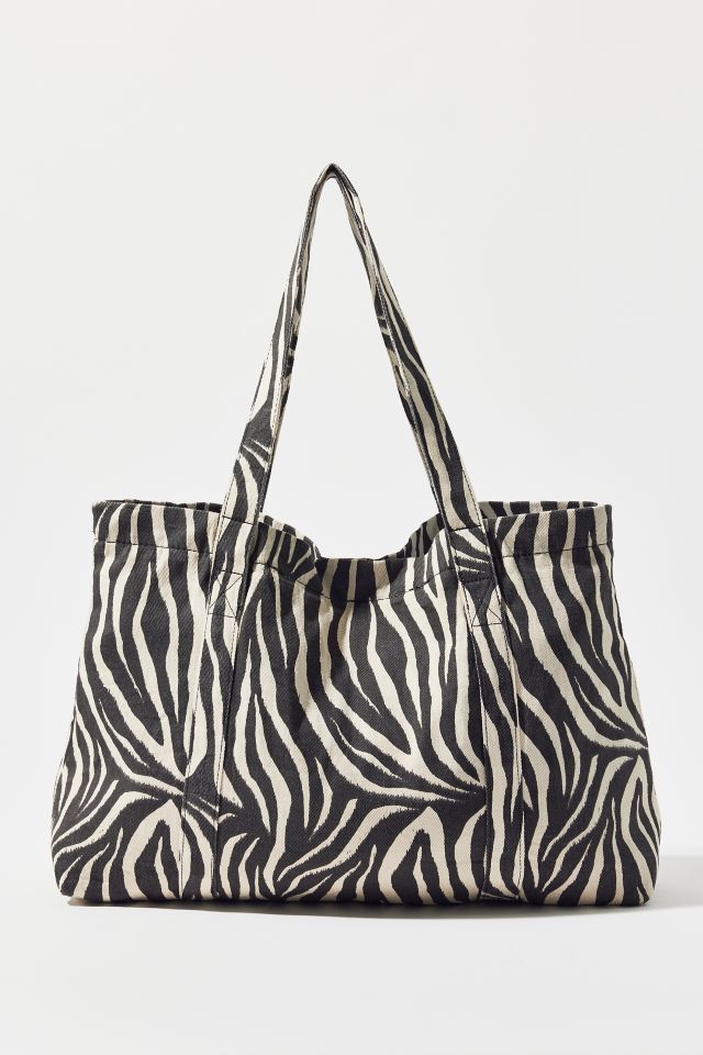 BDG Zebra Print Large Tote Bag #3