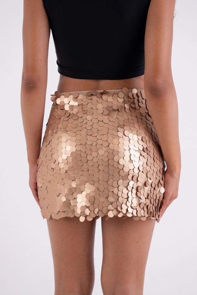 Amy Lynn Sequin Disc Mini Skirt #4