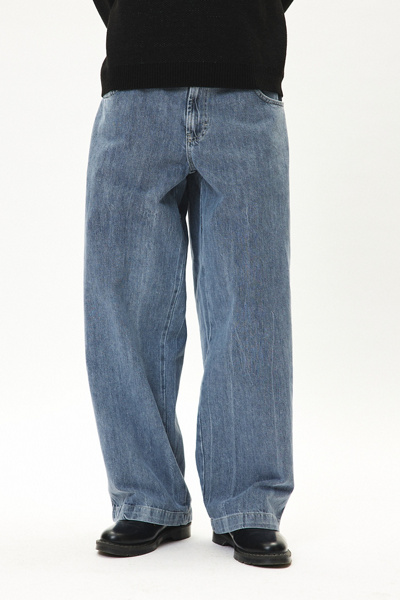 Neo Blue Baggy Skate Jeans