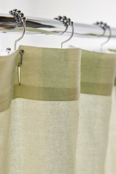 Awning Stripe Patterned Shower Curtain
