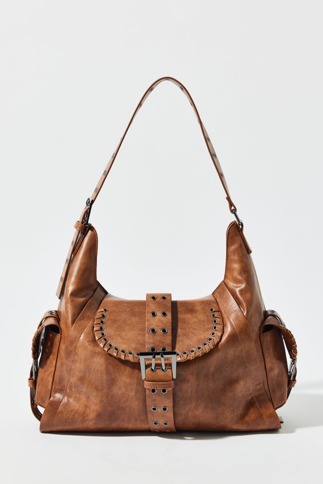 Sac Hobo en Similicuir Whipstitch Kimchi Blue #3