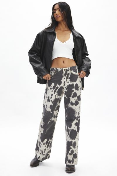 BDG Cade Cow Print Bootcut Pant | Urban Outfitters