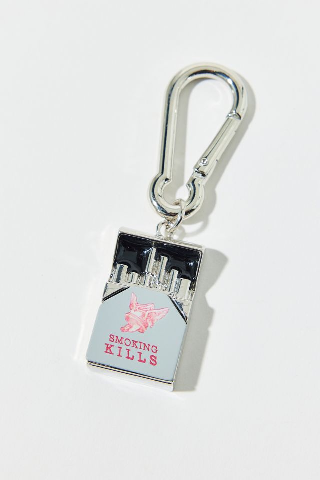 keychain cigarette No Butts About It! Smoking Sucks! Each box has a keyring that can be hung on a key chain or bag for easy carrying. Smoking Kills Carabiner Keychain |