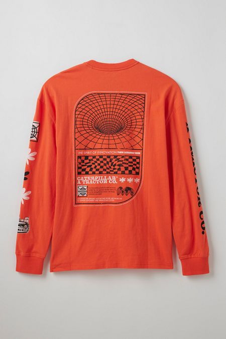 CAT X BDG UO Exclusive Tractor Co. Long Sleeve Tee | Urban CAT X BDG UO Exclusive Tractor Co. Long Sleeve Tee | Urban