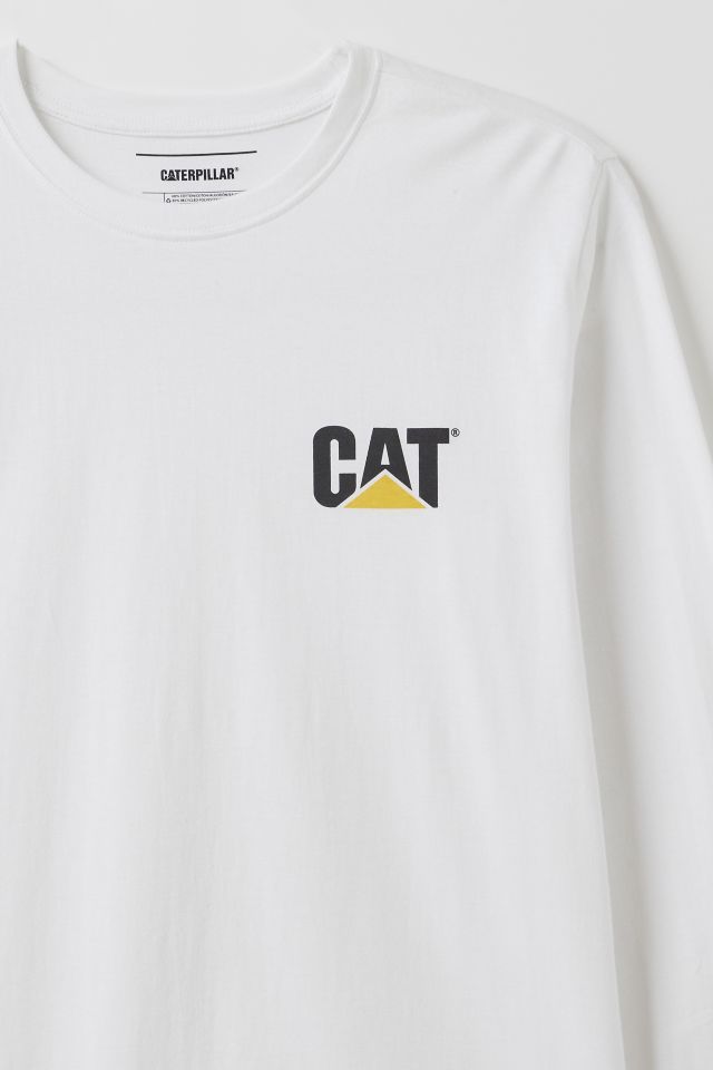 CAT Trademark Banner Graphic Long Sleeve Tee #1