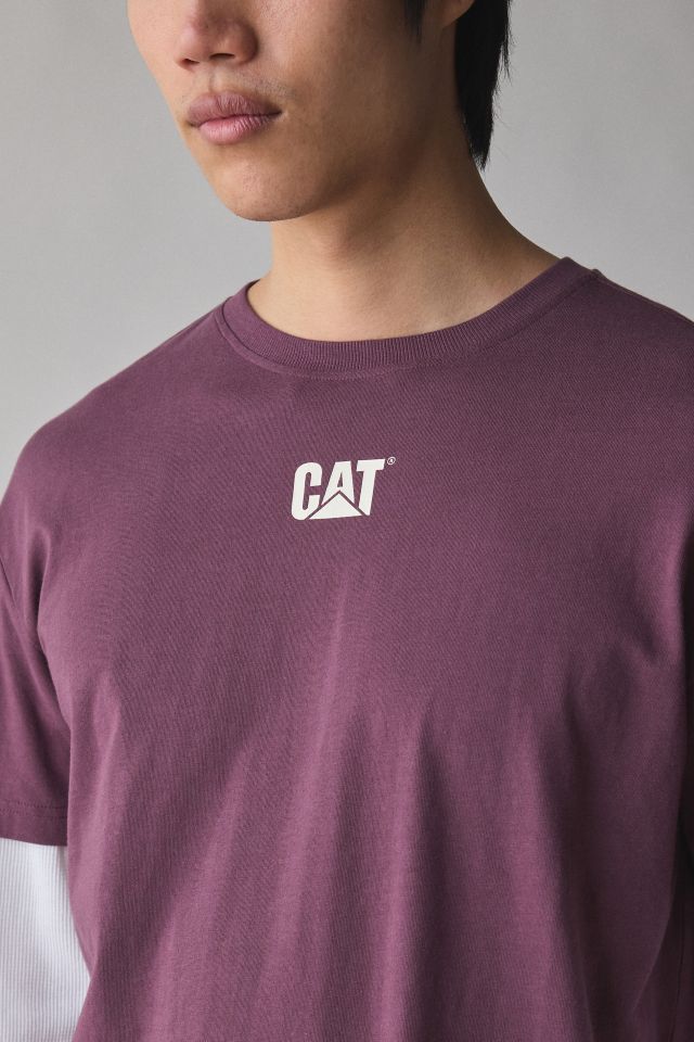 T-shirt à manches longues et double épaisseur avec logo classique CAT #3