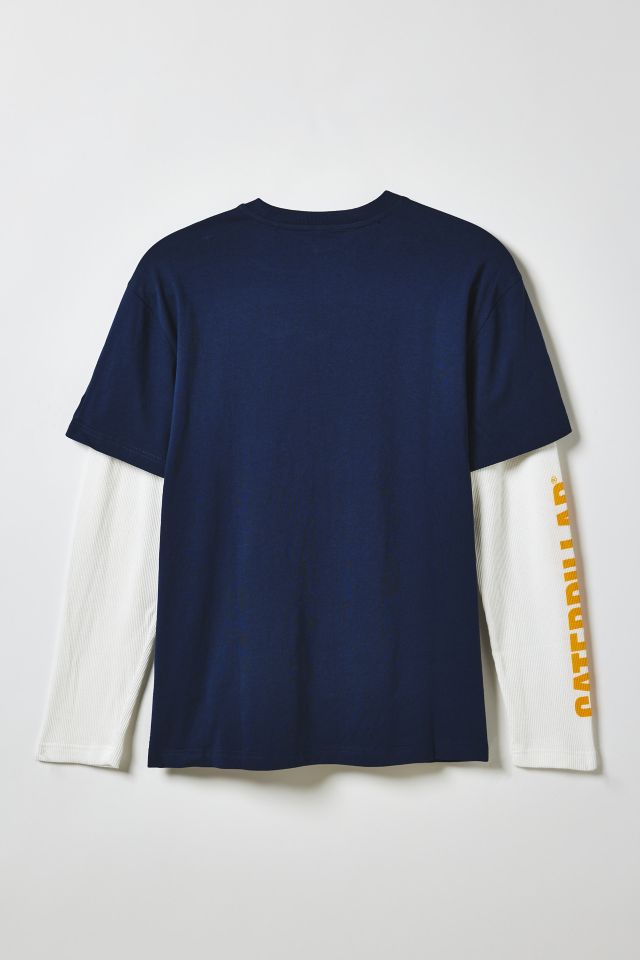 CAT UO Exclusive Detroit Graphic Double Layer Long Sleeve Tee #1