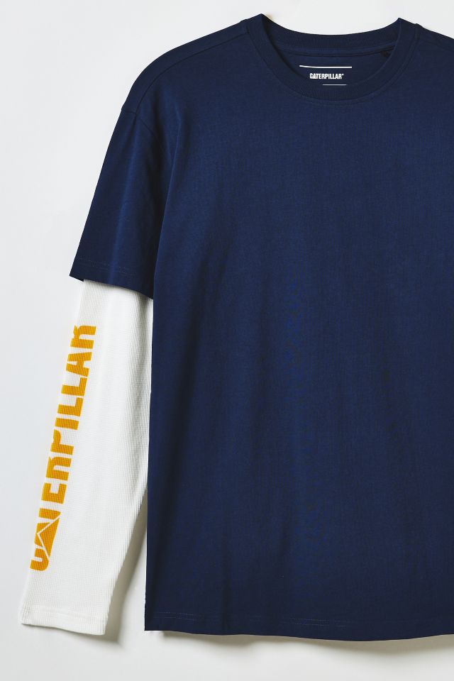 CAT UO Exclusive Detroit Graphic Double Layer Long Sleeve Tee #2