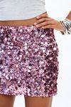 Silence + Noise Olivia Paillette Sequin Mini Skirt