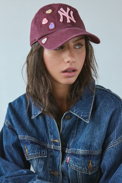 47 Brand ★ Candy Heart 47 Clean Up ハート ホワイト New York Yankees Candy Heart 47 Clean Up | Stateside Sports