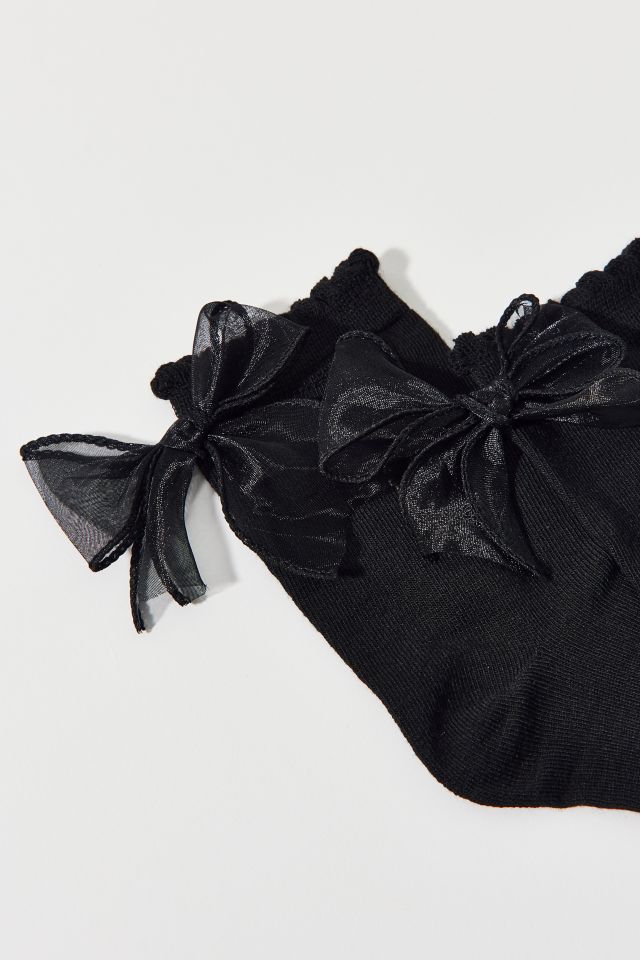 Oversized Bow Crew Sock #2
