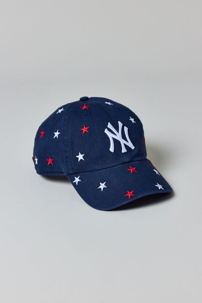 47 Brand Mlb New York Yankees Confetti Clean Up Baseball Hat In Navy, Women's At Urban Outfitters