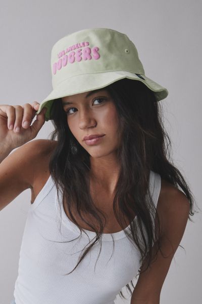 47 Brand Mlb Los Angeles Dodgers Bright Bucket Hat In Matcha, Women's At Urban Outfitters