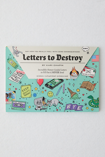 Letters To Destroy Fill-In Letter Journal | Urban Outfitters Canada