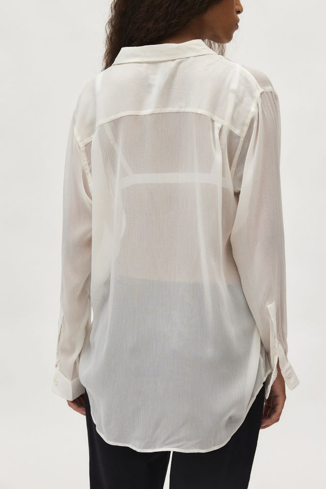WILDFANG La Chemise Boutonnée Transparente à Manches Longues Empower #2