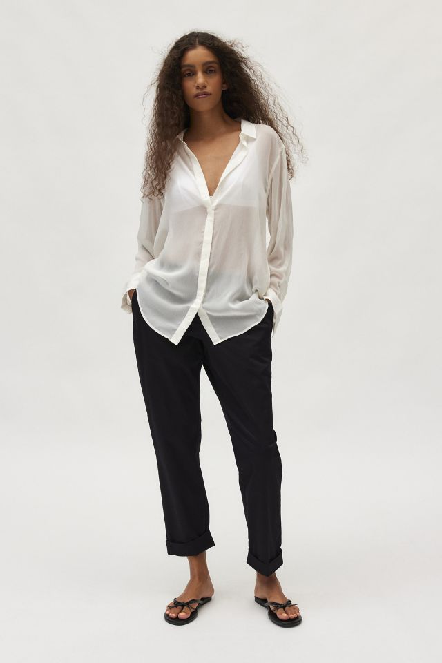 WILDFANG La Chemise Boutonnée Transparente à Manches Longues Empower #4