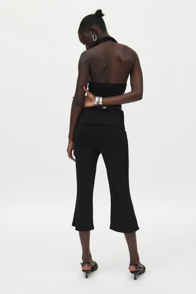 Urban Renewal Remnants Foldover Waist Flare Capri Pant